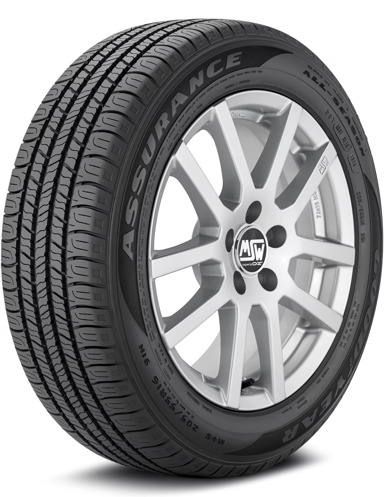 Goodyear Assurance All-Season from the side